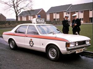 Ford Consul GT Police 1972 года